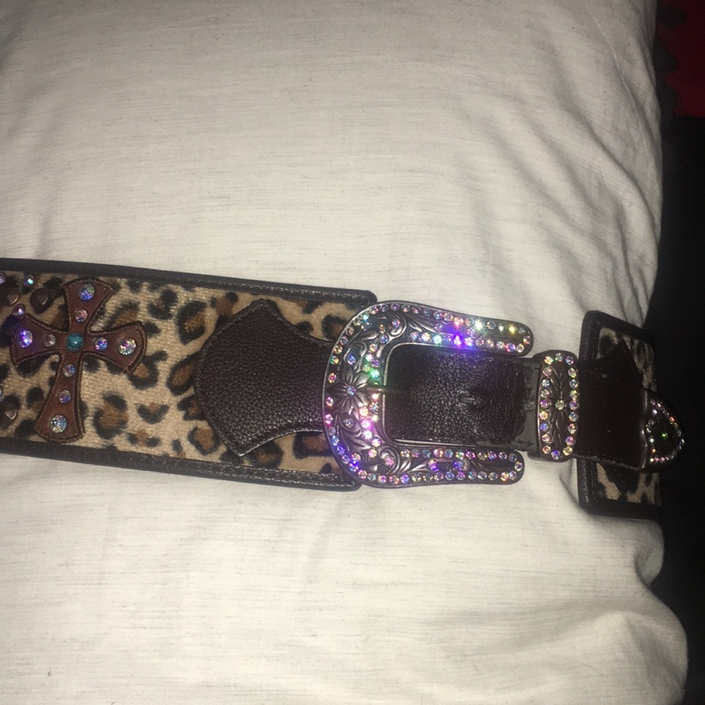 Leopard Western Belt